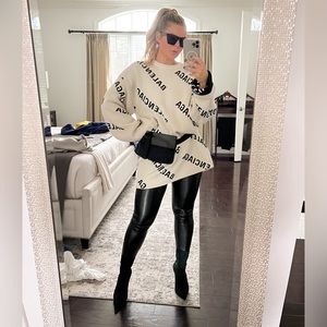 Balenciaga wardrobe unisex knit sweater